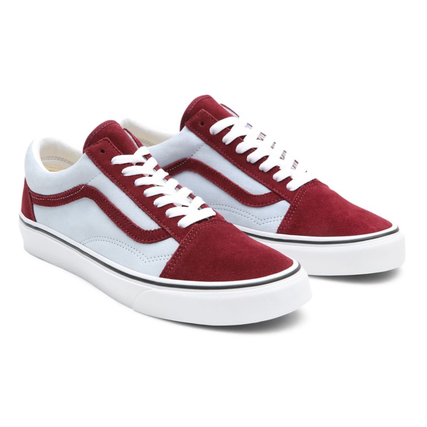 Vans 2-Tone Wildleder Old Skool Schuhe Bordeaux | VN821K0QJ56