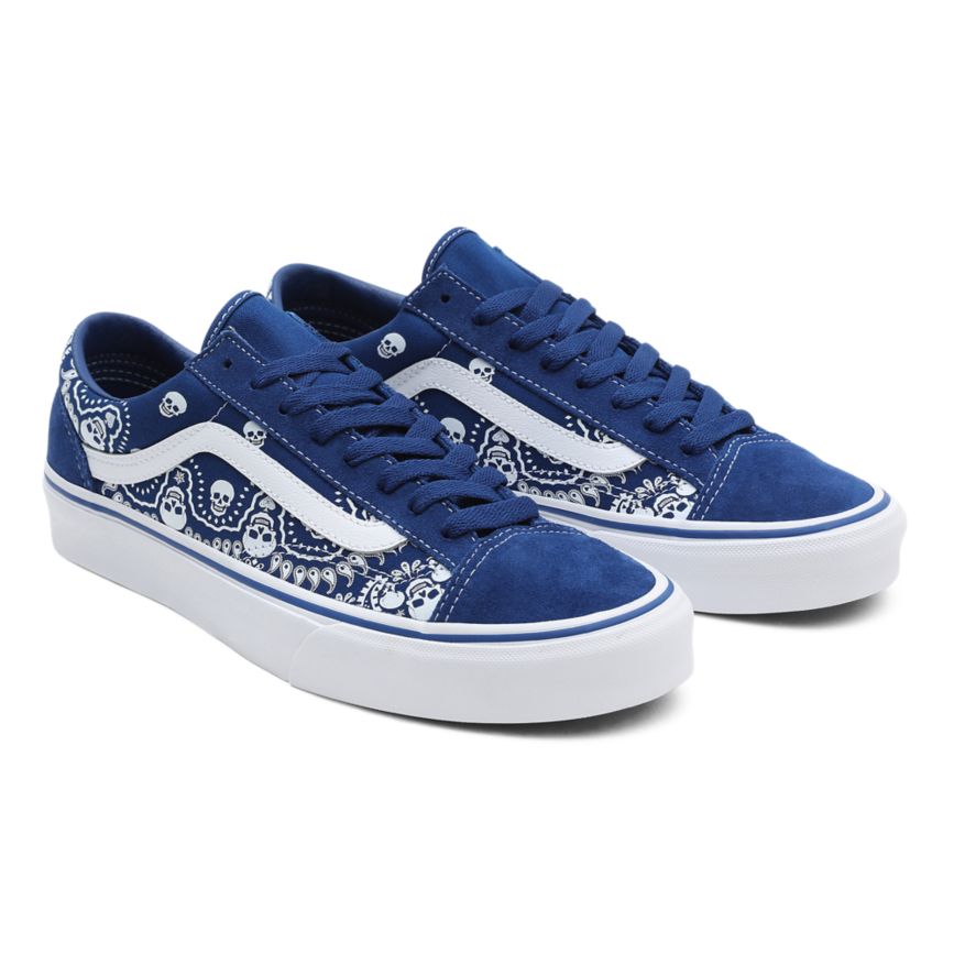 Vans Bandana Stylen 36 Schuhe Blau | VN219D6RK61