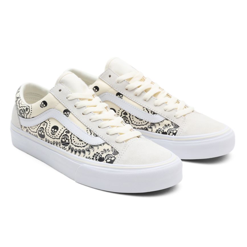 Vans Bandana Stylen 36 Schuhe Weiß | VN503A2EN12