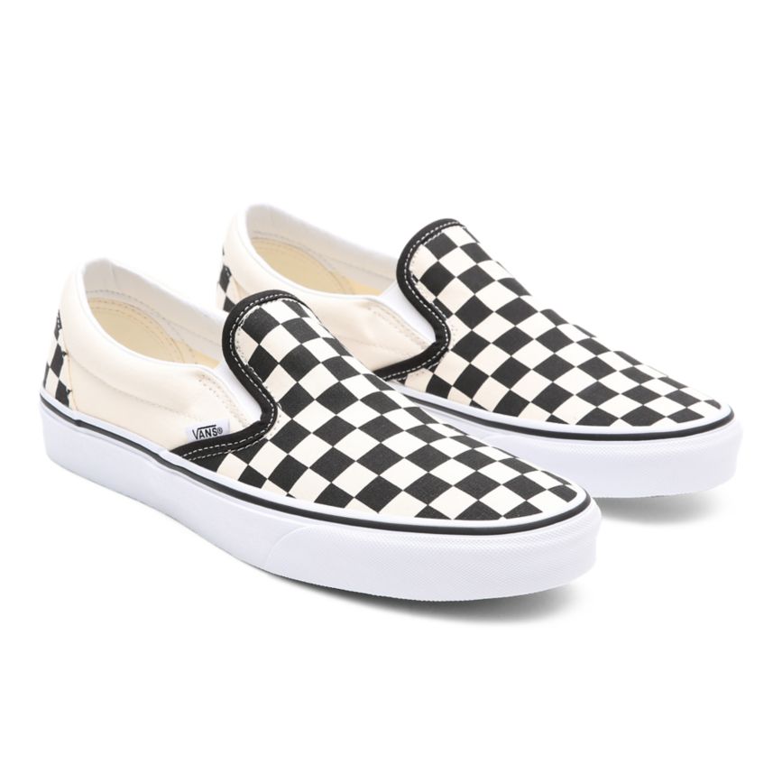 Vans Checkerboard Klassische Slip-On Schuhe Schwarz | VN352F5YX83