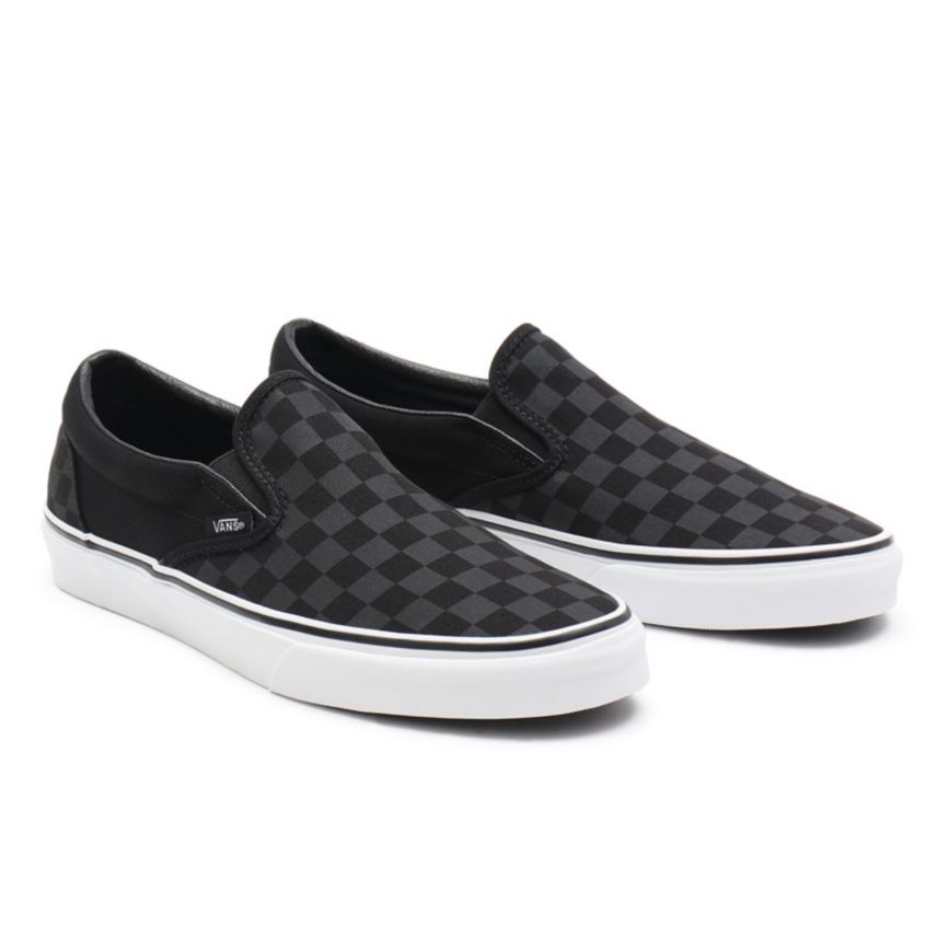 Vans Checkerboard Klassische Slip-On Schuhe Schwarz | VN478X7UU25