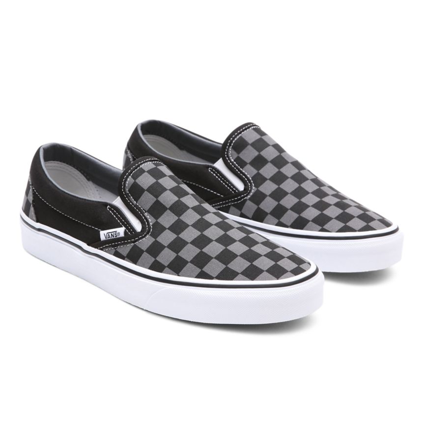 Vans Checkerboard Klassische Slip-On Schuhe Schwarz | VN949H2ZN35