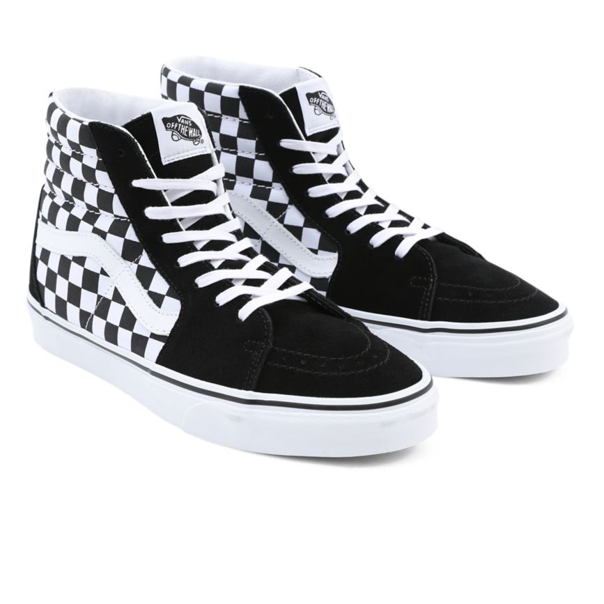 Vans Checkerboard SK8-Hi Schuhe Schwarz | VN583C0HO52