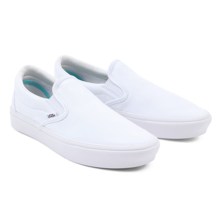 Vans Comfycush Slip-On Schuhe Weiß | VN222R1MU06