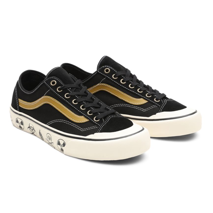 Vans Dark Aloha Stylen 36 Decon SF Schuhe Schwarz | VN655O0SY58