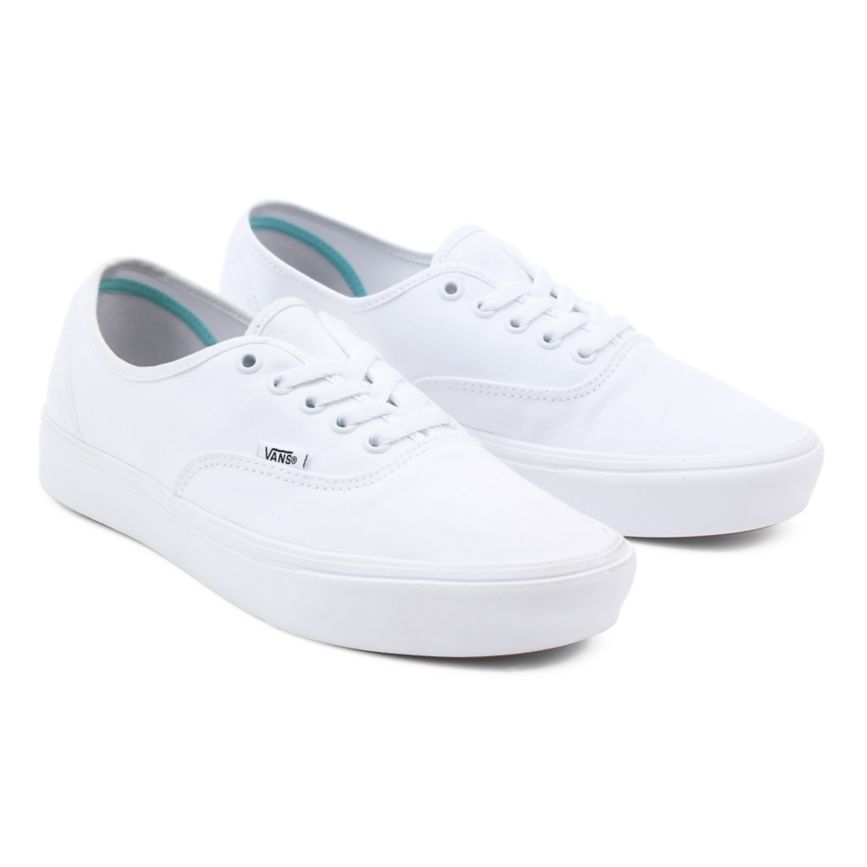 Vans Klassische ComfyCush Authentic Schuhe Weiß | VN717N2GP61