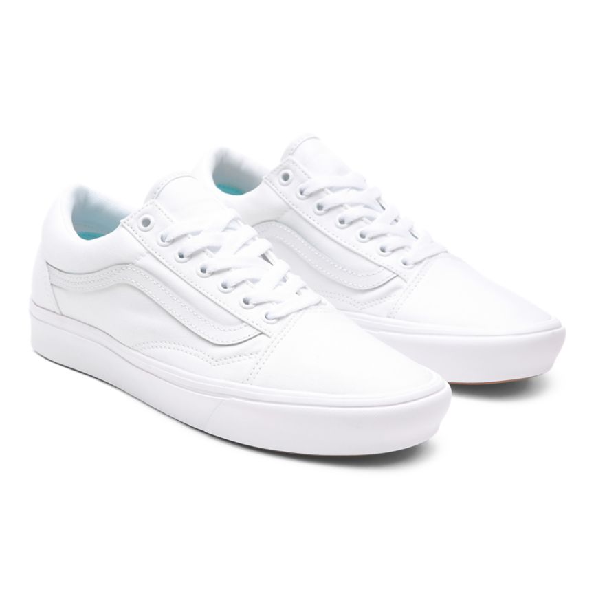 Vans Klassische ComfyCush Old Skool Schuhe Weiß | VN209K9ZL95