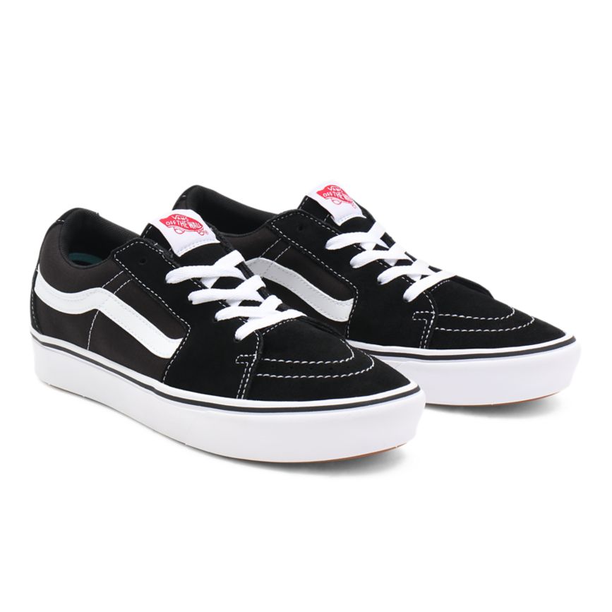 Vans Klassische ComfyCush Sk8-Low Schuhe Schwarz | VN430F8YE06