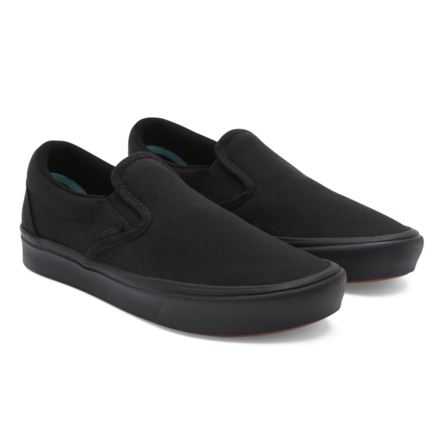 Vans Klassische ComfyCush Slip-On Schuhe Schwarz | VN433L8FV99