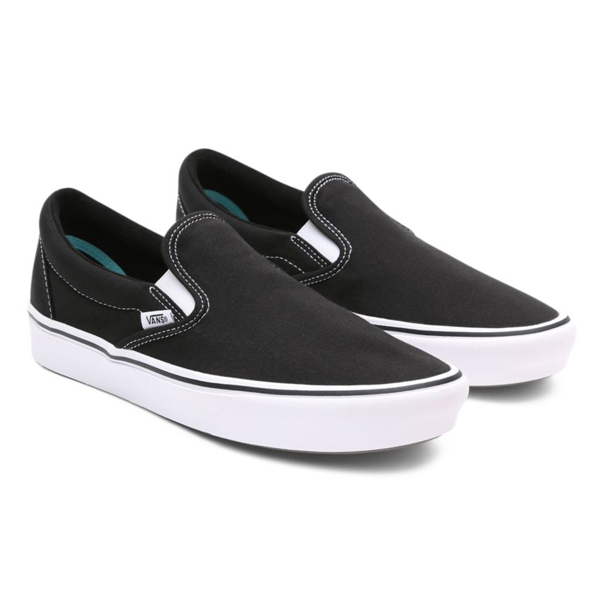 Vans Klassische ComfyCush Slip-On Schuhe Schwarz | VN846O3TL58