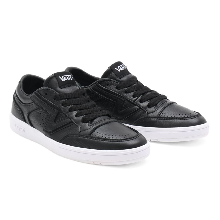 Vans Leder Lowland CC Schuhe Schwarz | VN285B9PJ09