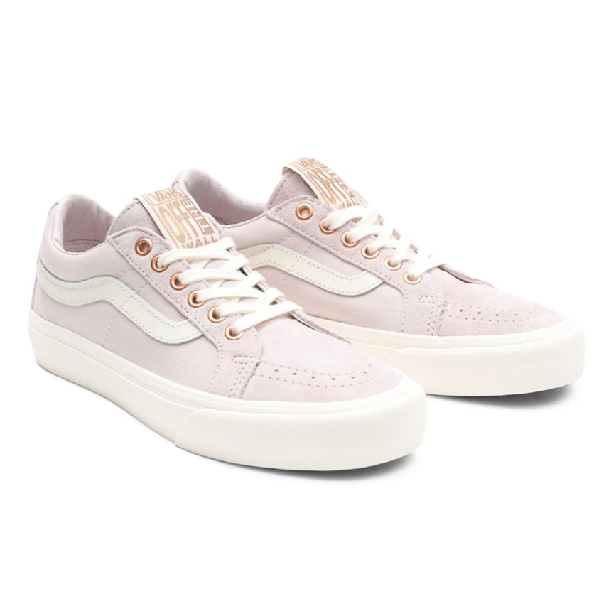 Vans Metallic Stitch SK8-Low Reissue SF Schuhe Rosa | VN669B9QT74