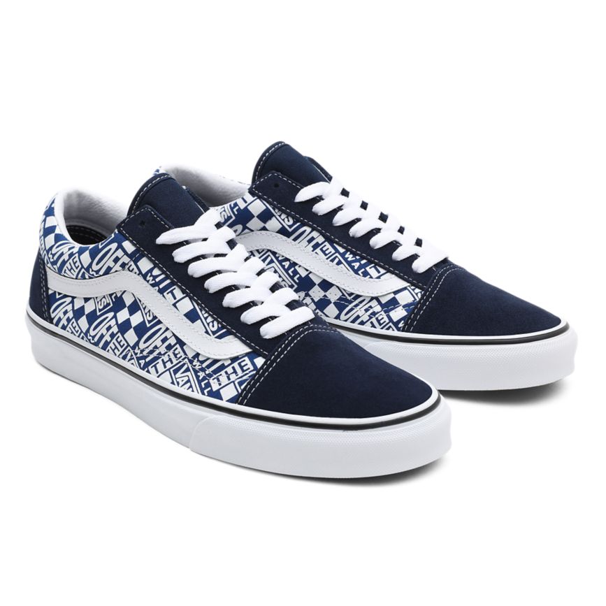 Vans Off The Wall Old Skool Schuhe Blau | VN011Y3PP69