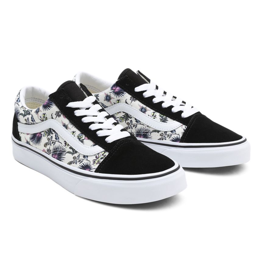 Vans Paradise Floral Old Skool Schuhe Schwarz | VN763N4HH40