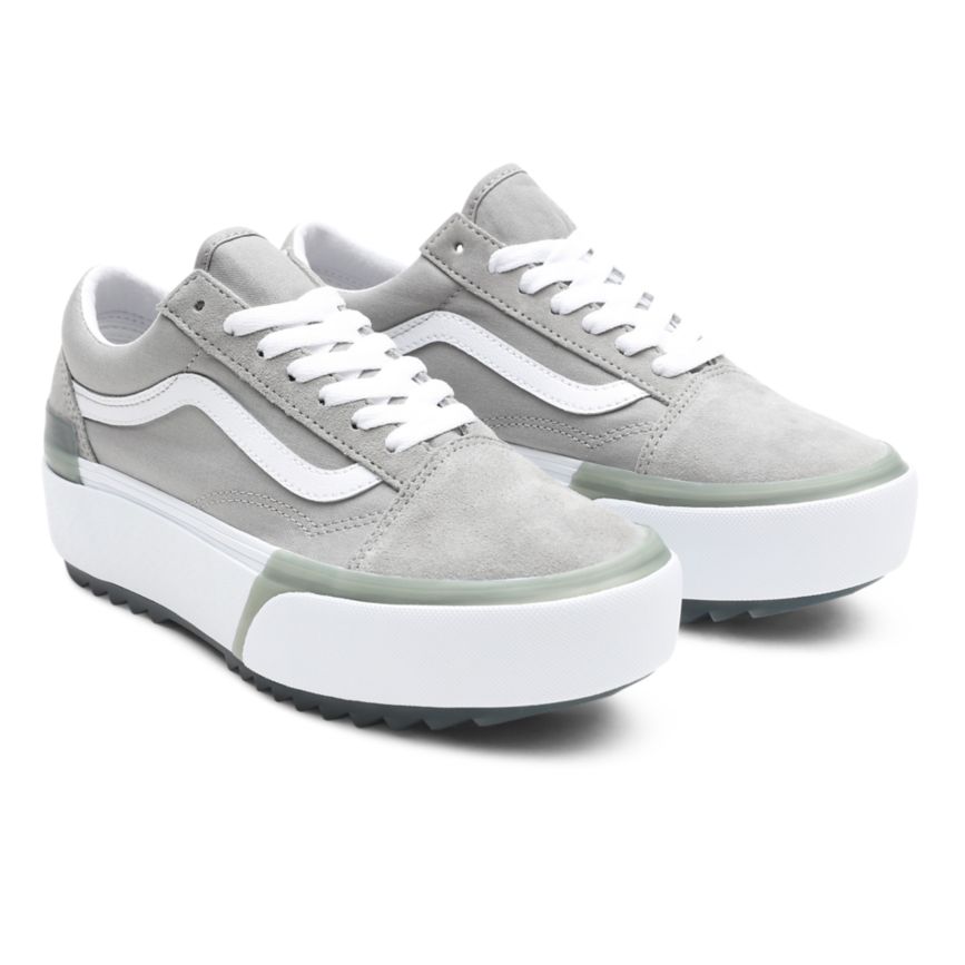 Vans Pastel Old Skool Stacked Schuhe Tiefes Grau | VN599Q0NJ41