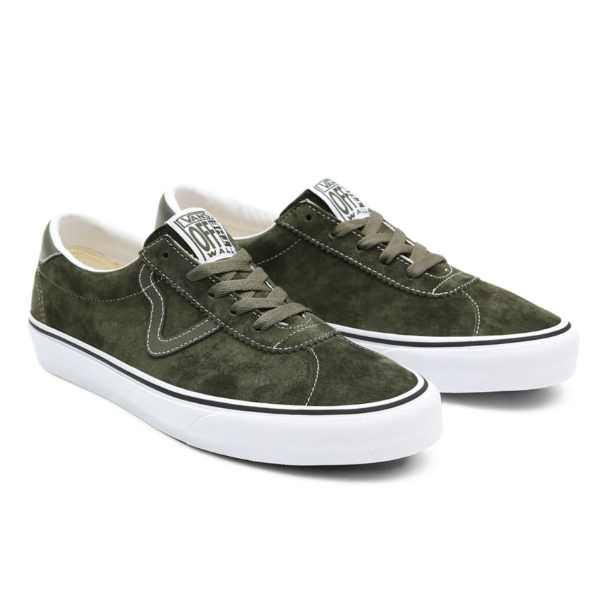 Vans Pig Wildleder Sport Schuhe Olivgrün | VN966J0QW63