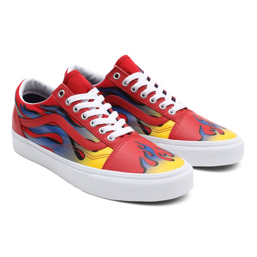 Vans Racer Old Skool Schuhe Rot | VN587T6YL36