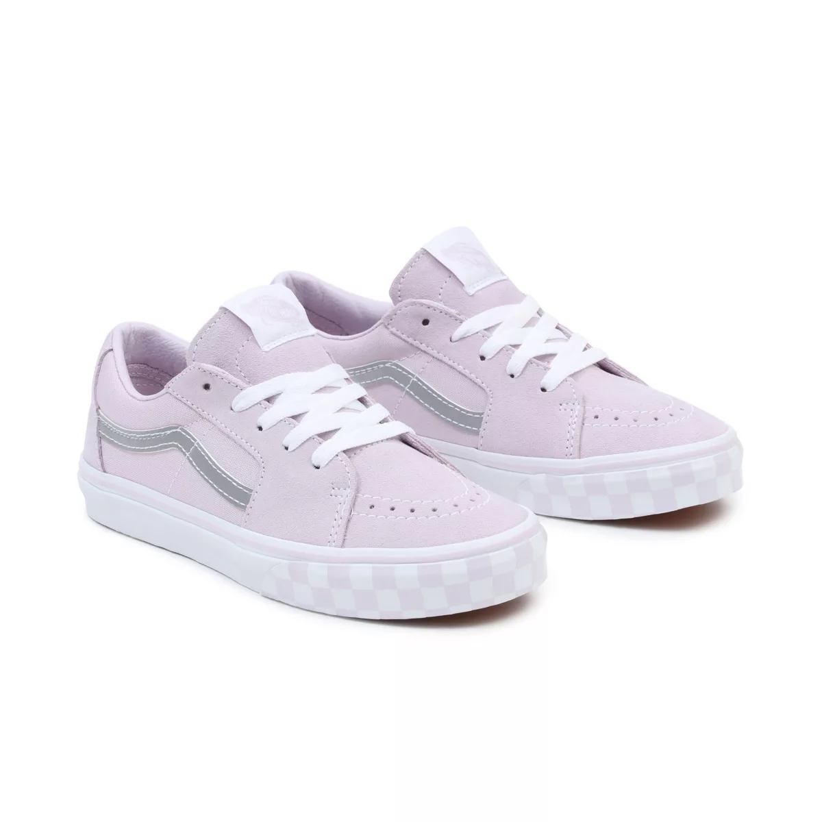 Vans Reflective Sidestripe Sk8-Low Schuhe Rosa | VN103Q7VE15
