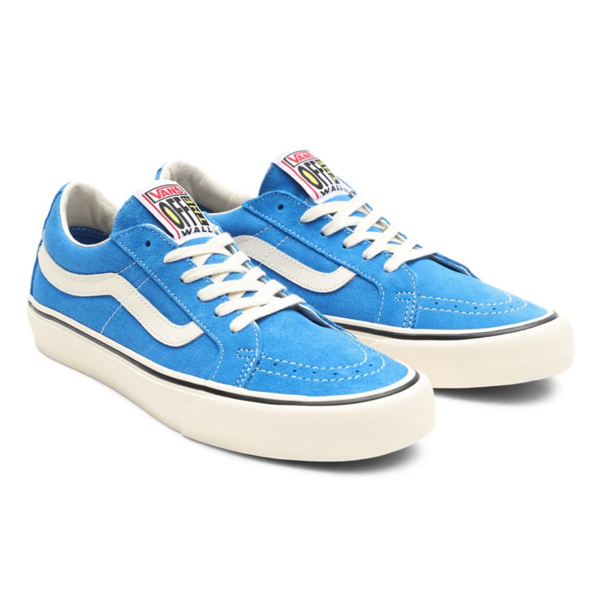 Vans Salt Wash Sk8-Low Reissue SF Schuhe Blau | VN247Q1LM65