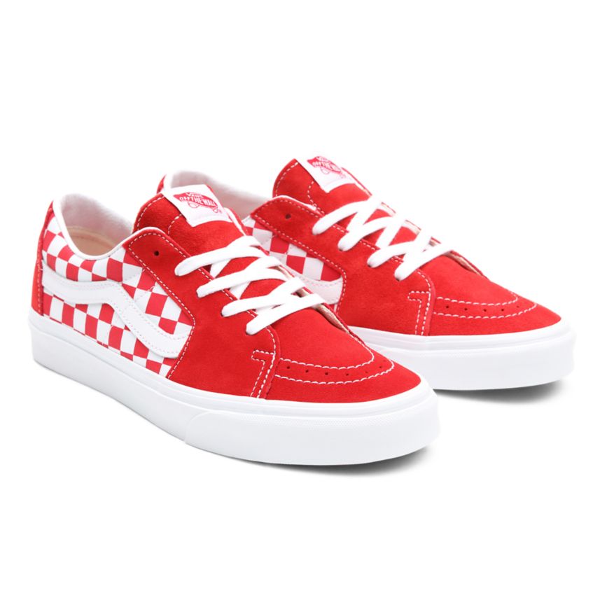 Vans Segeltuch Wildleder SK8-Low Schuhe Rot | VN083P9BX86
