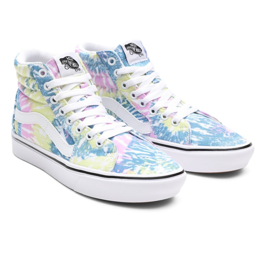 Vans Tie-Dye ComfyCush SK8-Hi Schuhe Mehrfarbig | VN028R4CL18