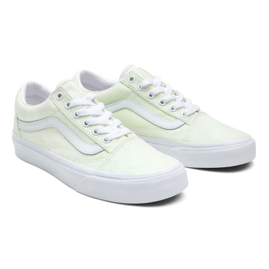 Vans UV Glitter Old Skool Schuhe Weiß | VN232P5WQ97