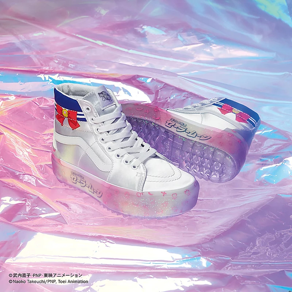 Vans X Pretty Guardian Sailor Moon Sk8-hi Stacked Schuhe Weiß | VN304O2JO95