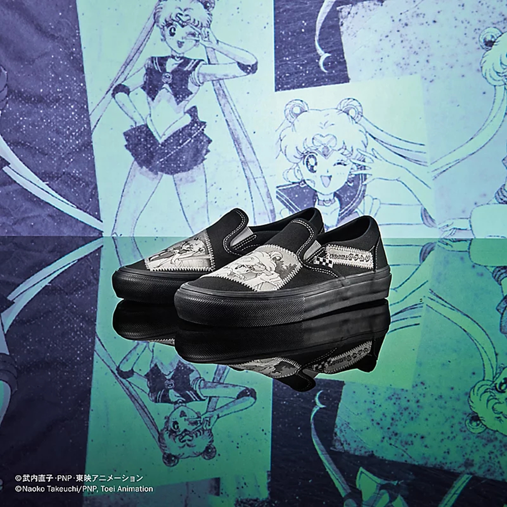 Vans X Pretty Guardian Sailor Moon Skate Slip-on Schuhe Schwarz | VN145P0LD37